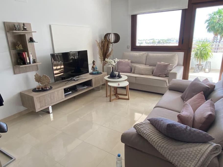 Privatunterkunft Mit Grosser Poolanlage, Meerblick Dehesa de Campoamor  Ngoại thất bức ảnh